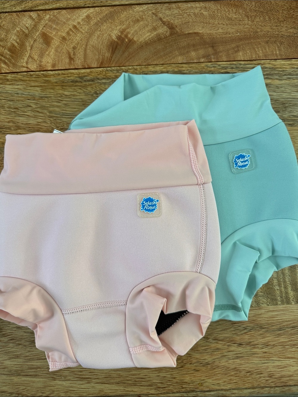Splash About Reusable Swim Nappy - Pink & Mint (Set of 2) Size 3T